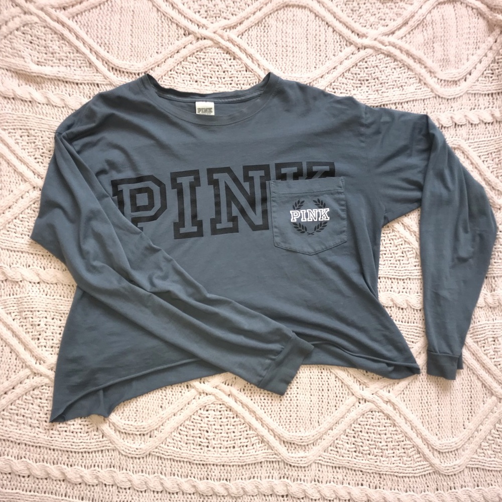 pink cropped Longsleeve